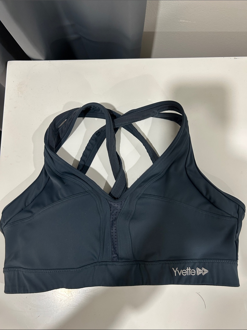 Yvette Deep Teal Crossback Support Sports Bra